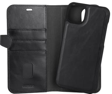 Buffalo 2in1 lommebokdeksel til iPhone 14 Plus (sort)