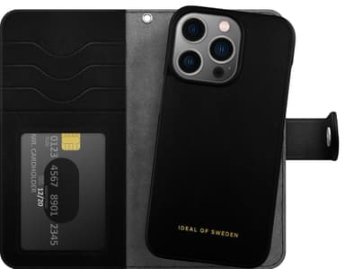 IDEAL OF SWEDEN Magnet iPhone 14 Pro lommebokdeksel (sort)