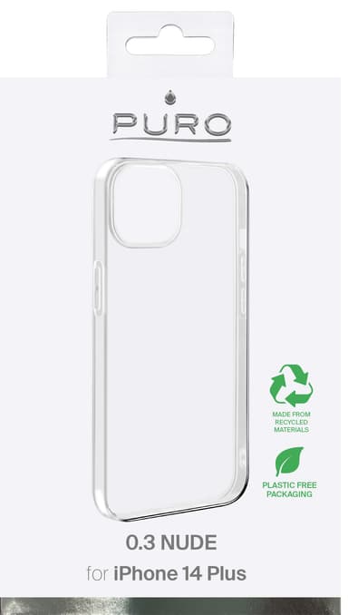 Pure iPhone 14 Plus deksel (transparent)