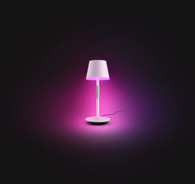 Philips Hue Go bærbar bordlampe (hvit)