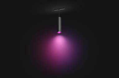 Philips Hue Perifo sylindrisk pendellampe (sort)