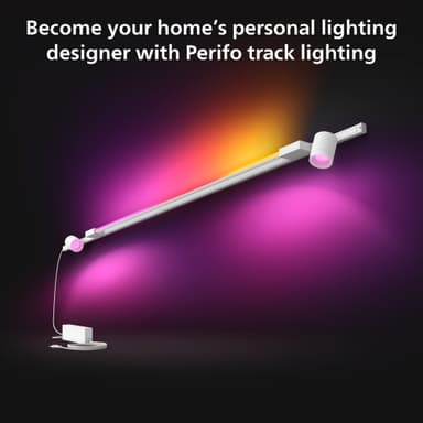Philips Hue Perifo veggsett med to spotter 1GT (hvit)
