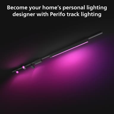 Philips Hue Perifo taklampe med tre spotlys 1LB (sort)