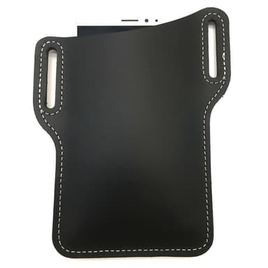 Telefonholder for Belt Loop PU Leather Black