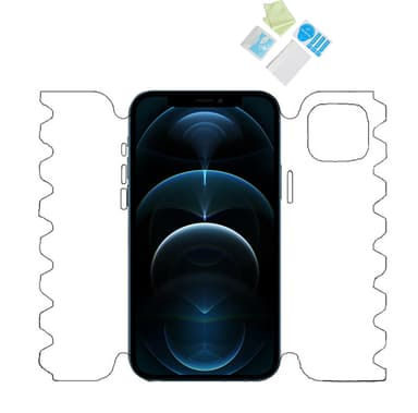 Alt-i-ett Butterfly Hydrogel Film Gjennomsiktig 0.15 mm iPhone 12 Pro