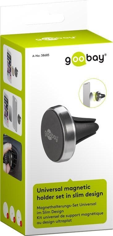 Goobay Magnetisk feste Metal Slim Design for smarttelefoner (35 mm)