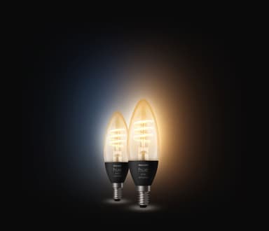 Philips Hue WA 4,6W filamentpære E14 (2-pakning)