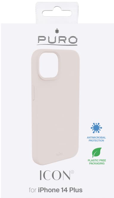 Puro Icon deksel til iPhone 14 Plus  (rose)