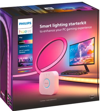 Philips Hue Play Gradient PC lysstripe 24/27 tommer Starterkit
