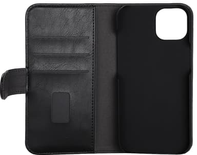 Gear 2in1 iPhone 14 lommebokdeksel (sort)