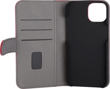 Gear iPhone 14 Wallet lommebokdeksel (rød)