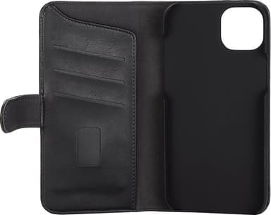 Gear iPhone 14 Plus Wallet lommebokdeksel (sort)