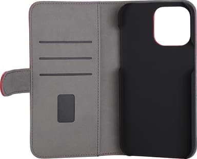 Gear iPhone 14 Pro Max Wallet lommebokdeksel (rød)