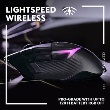 Logitech G502 X Plus trådløs gamingmus (sort)