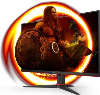 AOC 24G2SPAE/BK 24" gamingskjerm