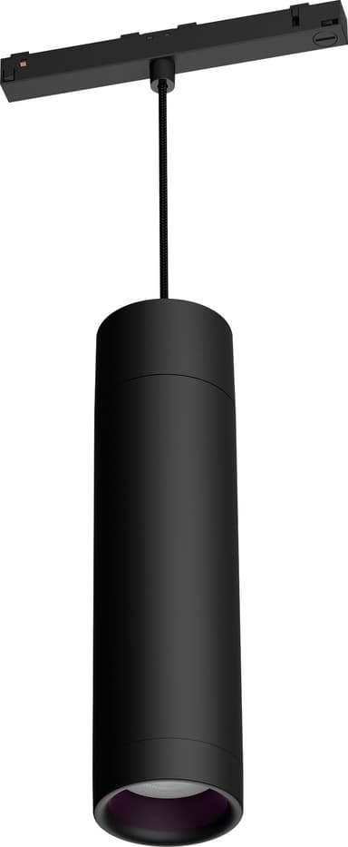 Philips Hue Perifo sylindrisk pendellampe (sort)
