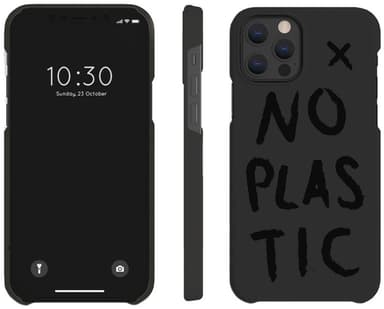 A Good Company No Plastic deksel til iPhone 12/12 Pro (kullsort)