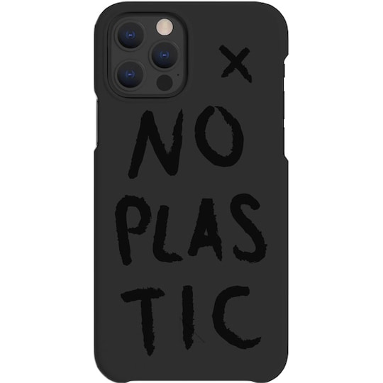 A Good Company No Plastic deksel til iPhone 12/12 Pro (kullsort)