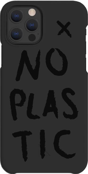 A Good Company No Plastic deksel til iPhone 12/12 Pro (kullsort)
