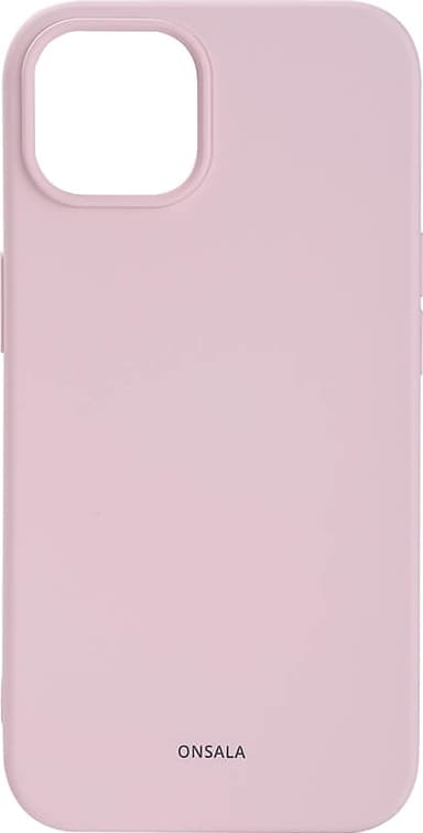 Onsala Silicone deksel til iPhone 14 (chalk pink)
