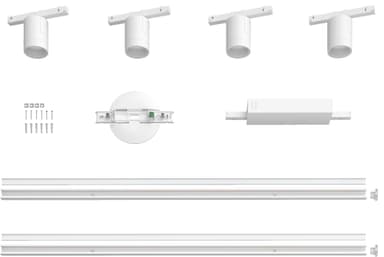 Philips Hue Perifo taklmpe med 4 spotlys (hvit)