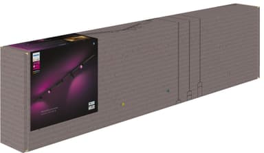 Philips Hue Perifo taklmpe med 4 spotlys (sort)