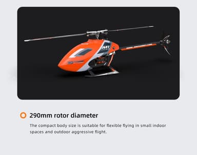 OMP Hobby M1 Evo BNF Helikopter - Red
