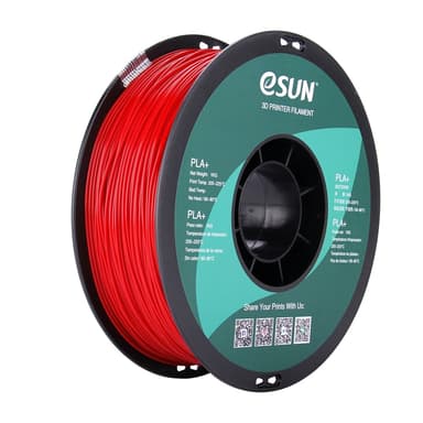 eSUN PLA+ 1.75mm 1kg - Fire Engine Red