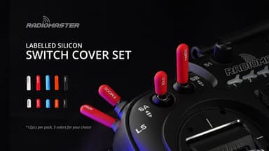 RadioMaster Silicon Switch Covers Short - Black