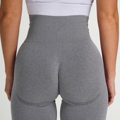 Yogabukser med høy midje Grå