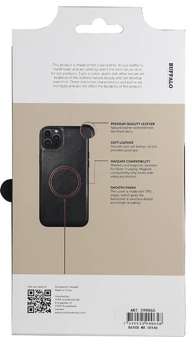Buffalo Magseries case for iPhone 14 Plus (black)