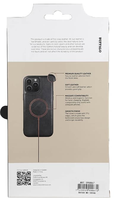 Buffalo Magseries deksel til iPhone 14 Pro Max (sort)
