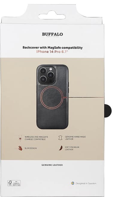 Buffalo Magseries deksel til iPhone 14 Pro (sort)