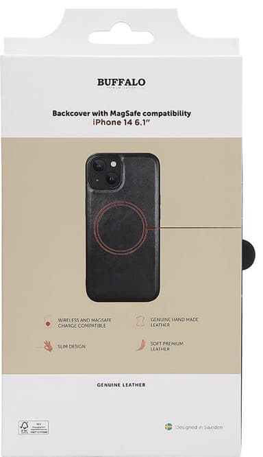 Buffalo Magseries deksel til iPhone 14 (sort)