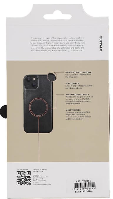 Buffalo Magseries deksel til iPhone 14 (sort)