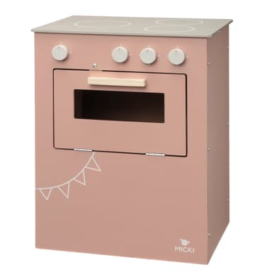 MICKI lekekjøkken komfyr rosa