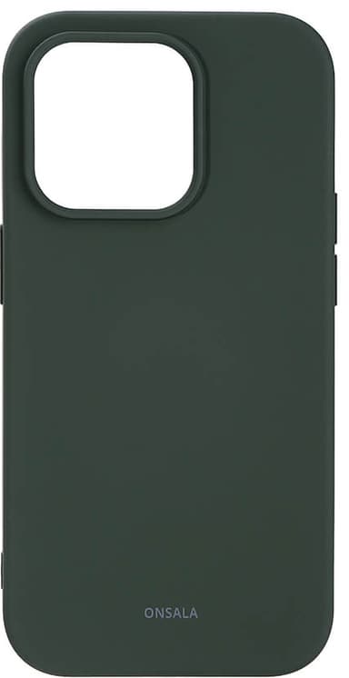 Onsala Silicone deksel til iPhone 14 Pro (olivengrønn)