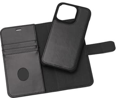 Radicover 2-i-1 lommebokdeksel til iPhone 14 Pro (sort)