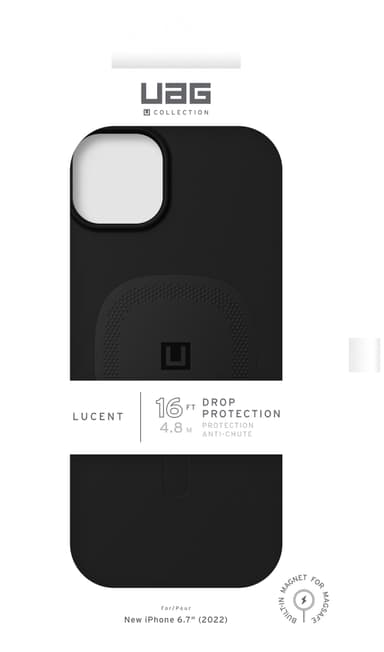 U by UAG Lucent 2.0 Magsafe iPhone 14 Plus deksel (sort)