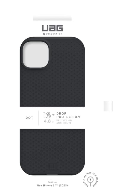 U by UAG Dot Magsafe iPhone 14 Plus deksel (sort)
