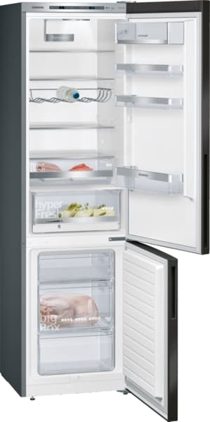Siemens Kjøleskap/fryser kombinasjon KG39E8XBA (Black inox-antifingerprint)