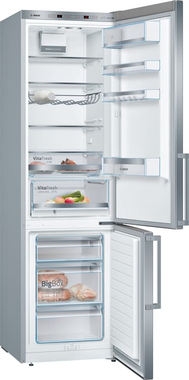 Bosch Kjøleskap/fryser kombinasjon KGE398IBP (Inox-easyclean)