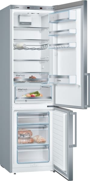 Bosch Kjøleskap/fryser kombinasjon KGE398IBP (Inox-easyclean)