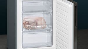 Siemens Kjøleskap/fryser kombinasjon KG39E8XBA (Black inox-antifingerprint)