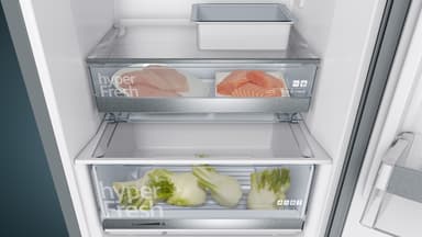 Siemens Kjøleskap/fryser kombinasjon KG39E8XBA (Black inox-antifingerprint)