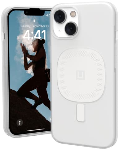 U by UAG Lucent 2.0 Magsafe iPhone 14 deksel (hvit)