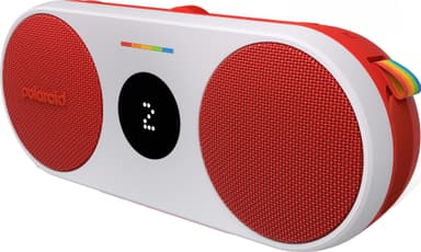 Polaroid Music P2 trådløs bærbar høyttaler (rød/hvit)