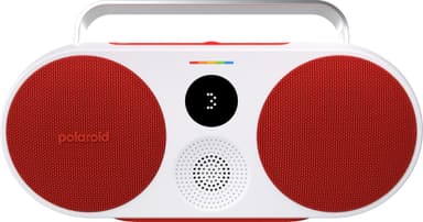 Polaroid Music P3 trådløs bærbar høyttaler (rød/hvit)