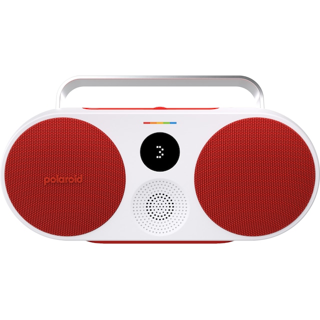 Polaroid Music P3 trådløs bærbar høyttaler (rød/hvit)