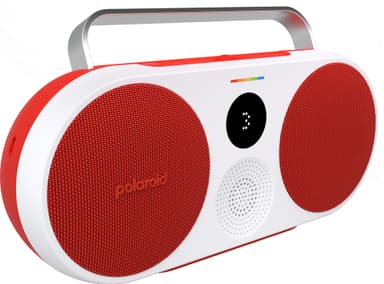 Polaroid Music P3 trådløs bærbar høyttaler (rød/hvit)